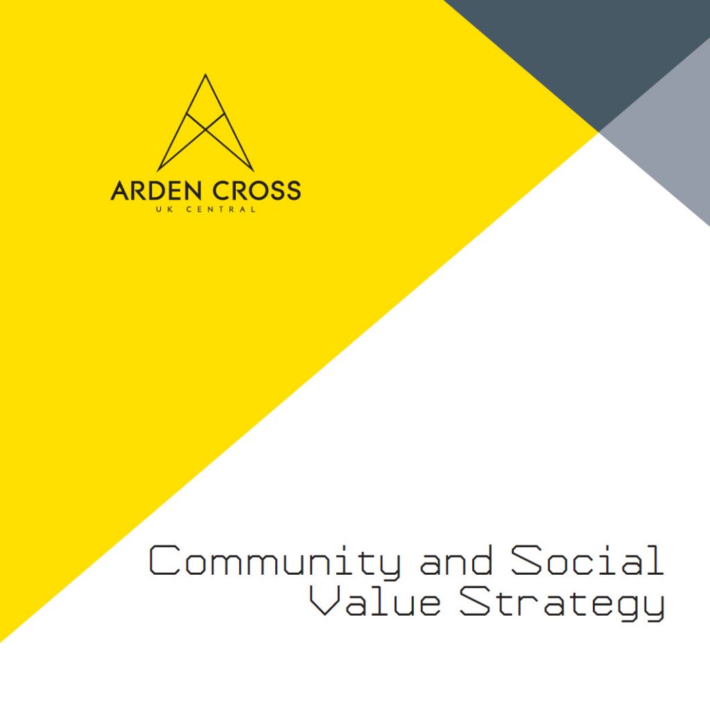 First page of the Arden Cross Community and Social Value Strategy PDF.